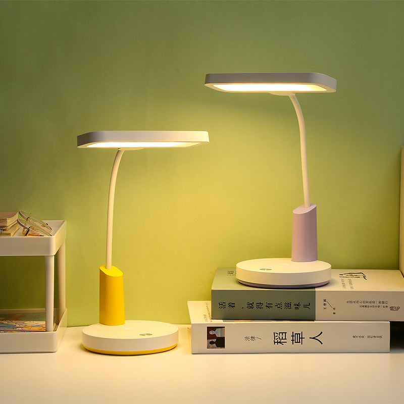 Simple LED Touch Table Lamp Three-color Electrodeless