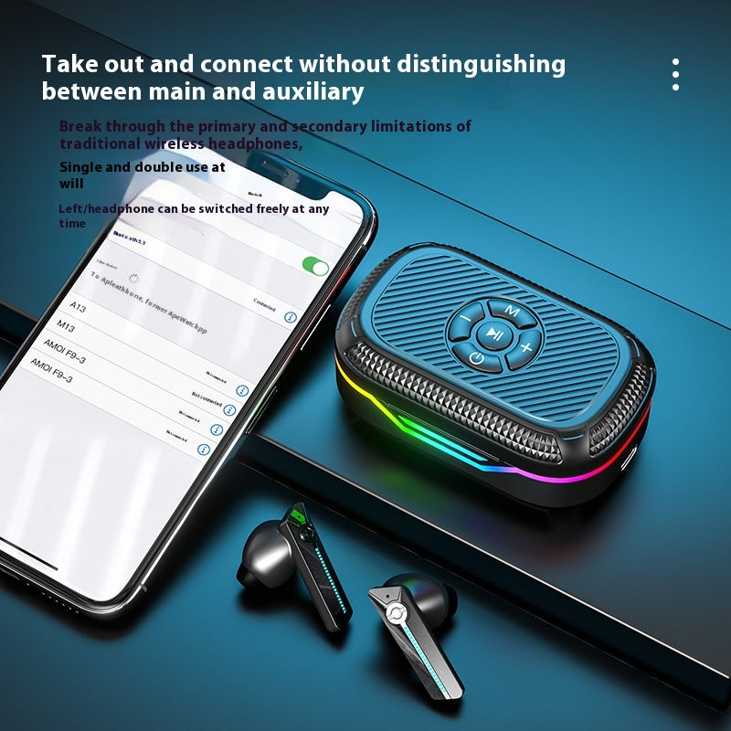 Dual-mode Memory MP3 Bluetooth Headset