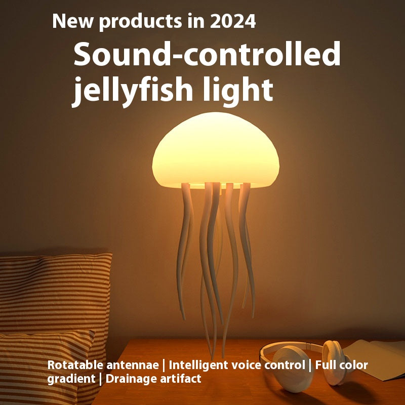 LED Jellyfish Mood Lamp with Colorful Lighting