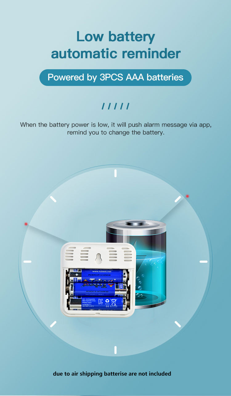Graffiti Smart WiFi Temperature And Humidity Sensor