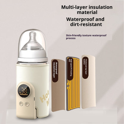 Portable Baby Bottle Warmer with Smart Temperature Control