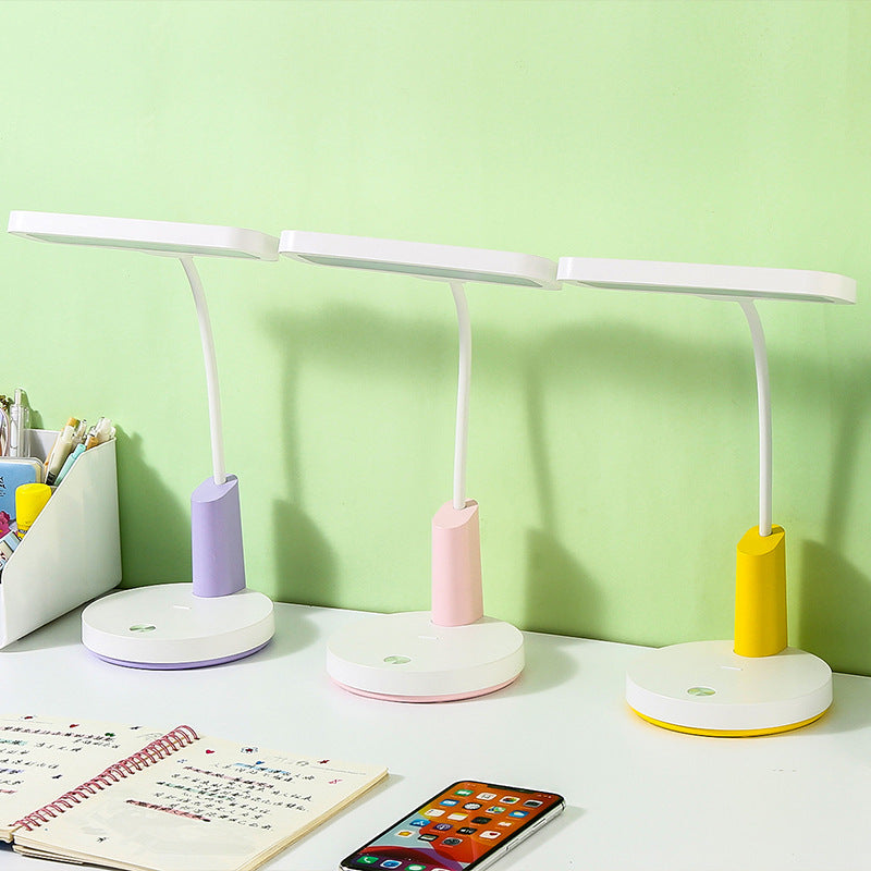 Simple LED Touch Table Lamp Three-color Electrodeless