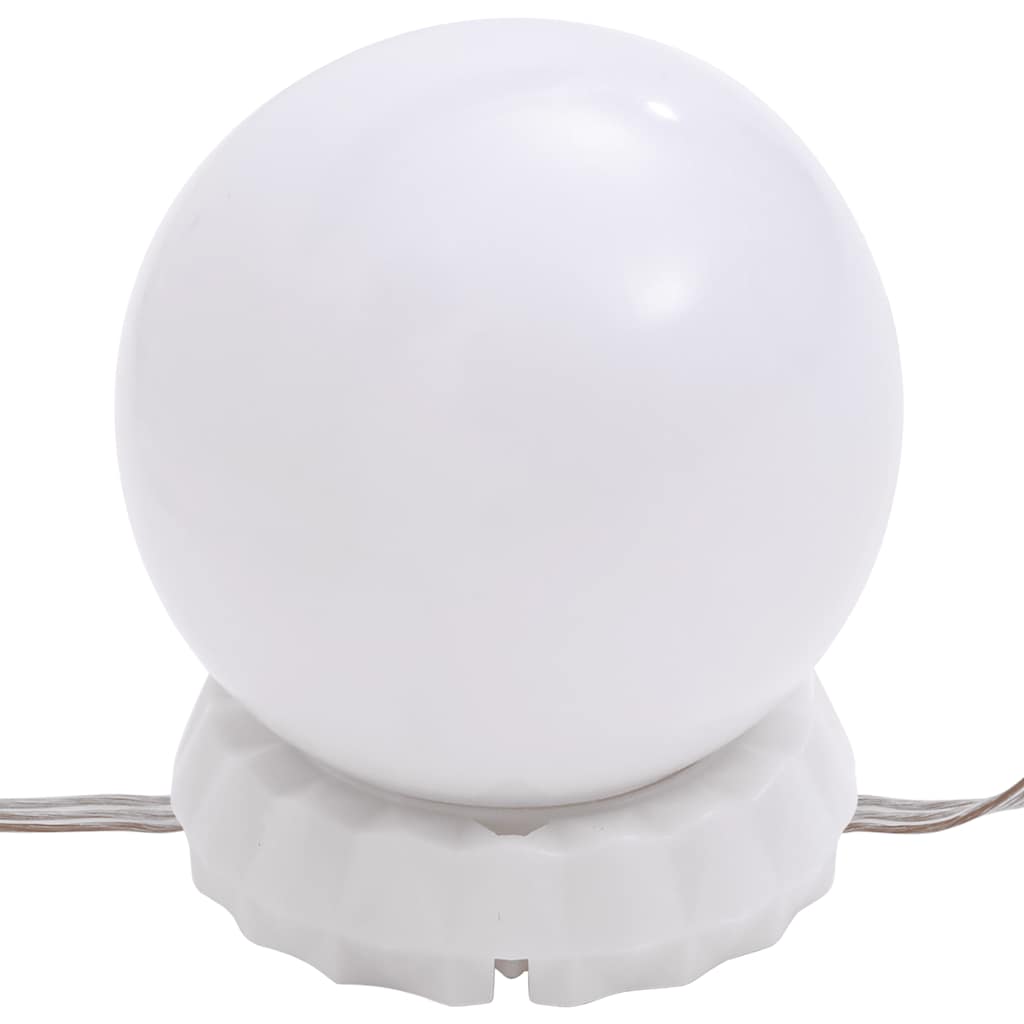 mirror light with 8 LED bulbs warm white and cool white