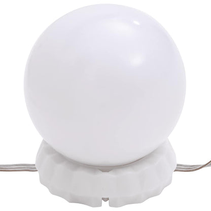 mirror light with 8 LED bulbs warm white and cool white