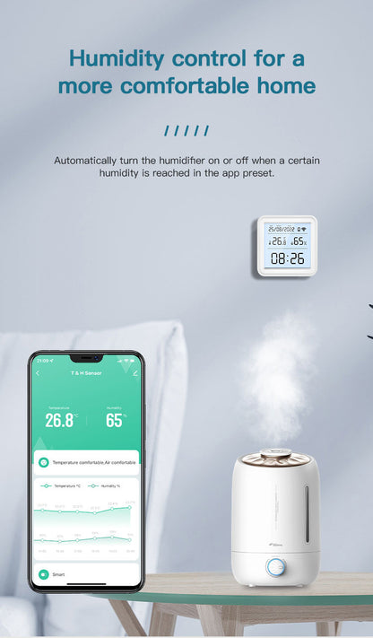 Graffiti Smart WiFi Temperature And Humidity Sensor