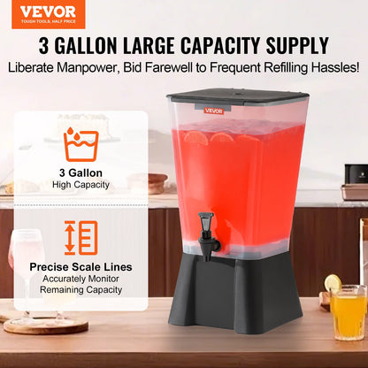 5 Gallon Beverage Dispenser with No Drip Spigo