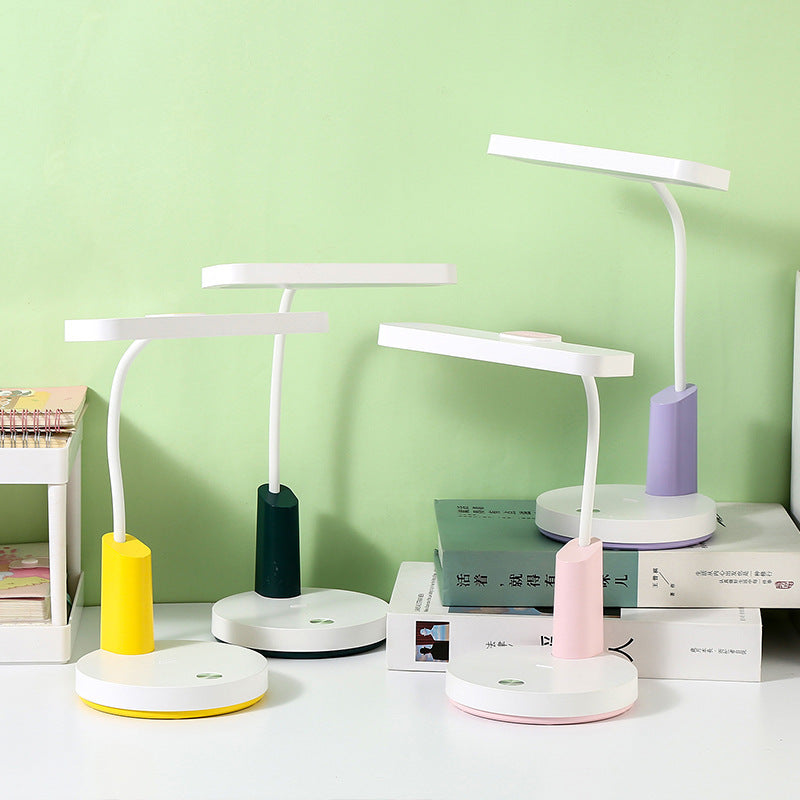 Simple LED Touch Table Lamp Three-color Electrodeless
